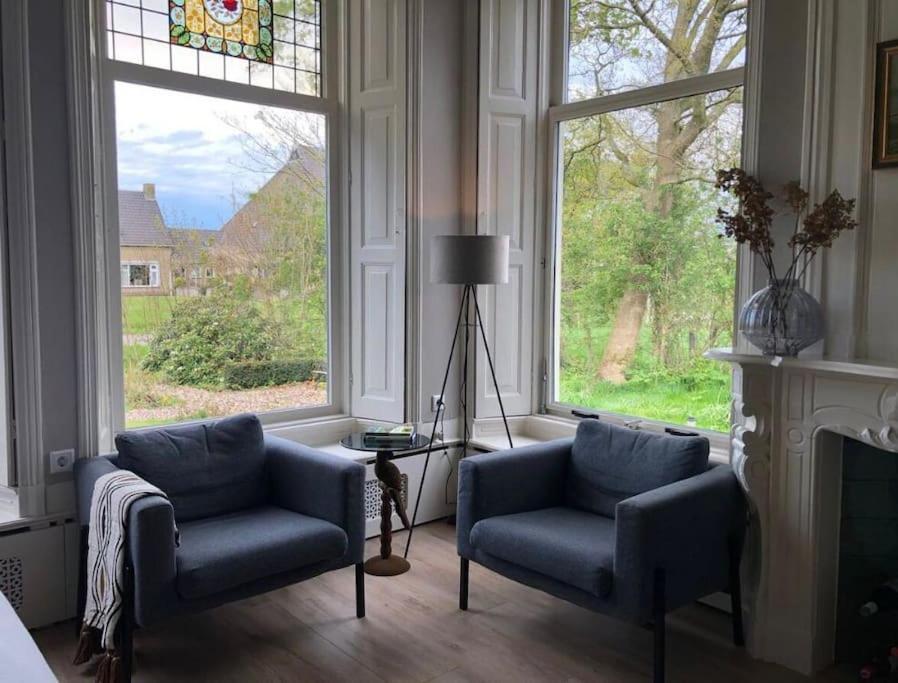Villa Statige Boerderijwoning Met Vrij Uitzicht En Tuin Hoogzand Esterno foto